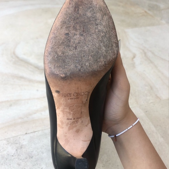 Jimmy Choo Black Leather Boot - Picture 3 of 4